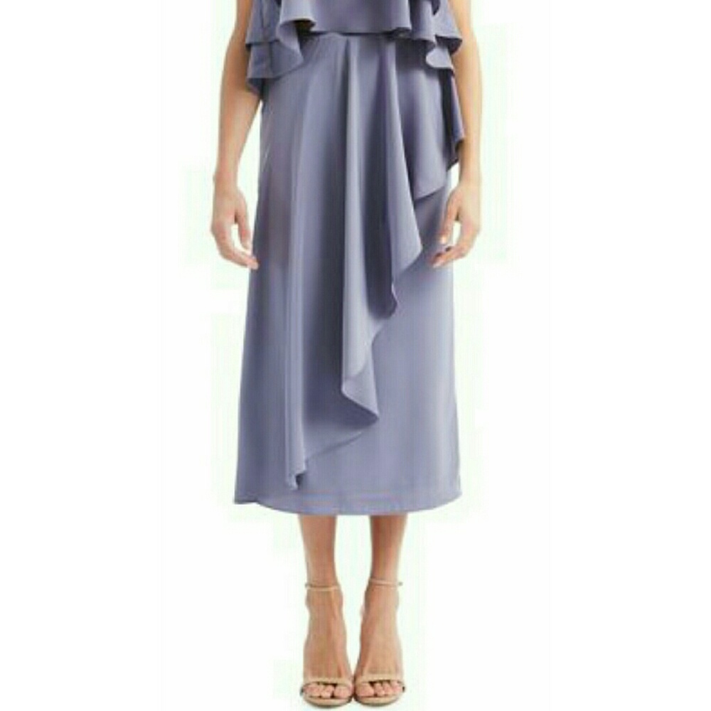 FREE SHIP Anthropologie Marion Ruffle Skirt